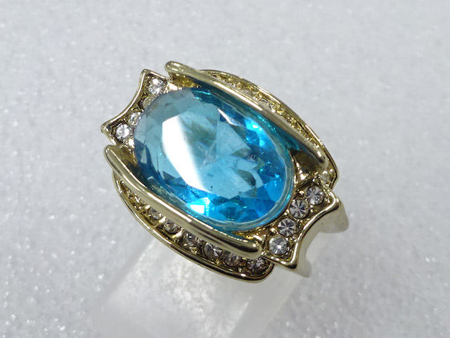 COLORED STONE FASHION RING / JP SIZE 11